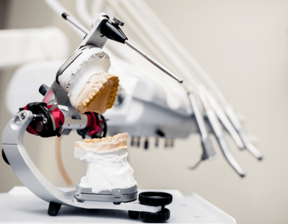 Dental Articulator Model For Bite And Jaw Alignment